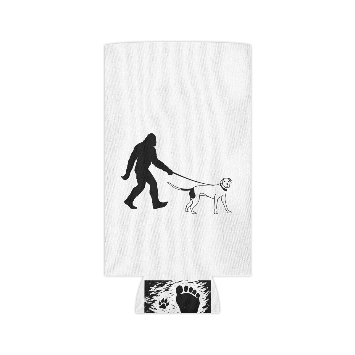 Sasquatch Dog Walk Can Cooler, Funny Drink Sleeve for Dog Lovers, Unique Gift for Outdoor Enthusiasts, Party Accessory, BBQ Must-Have