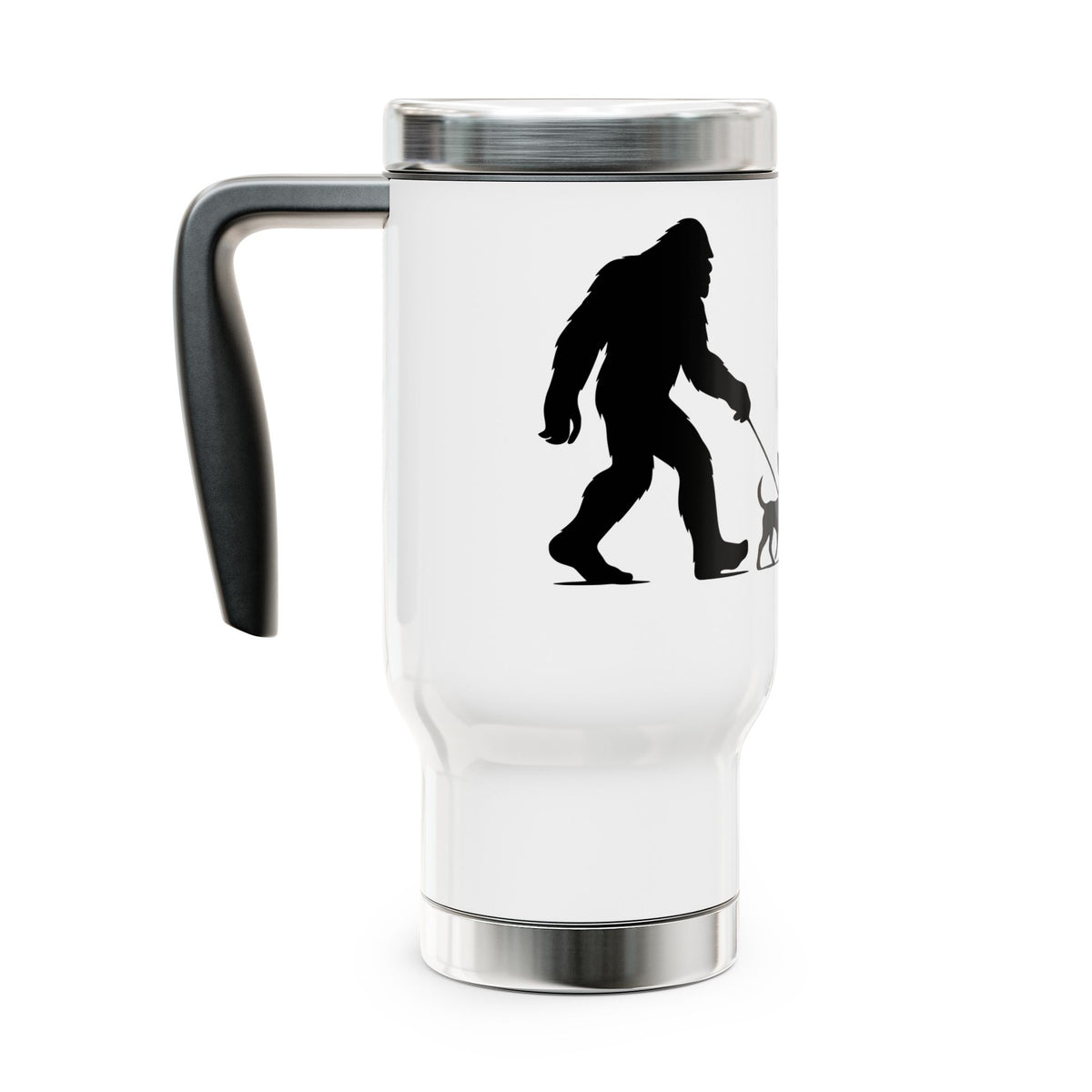 Sasquatch Chihuahua Travel Mug, Perfect for Dog Lovers, Outdoors, Hiking Gift, Camping Accessory, 14oz Stainless Steel Insulated Cup