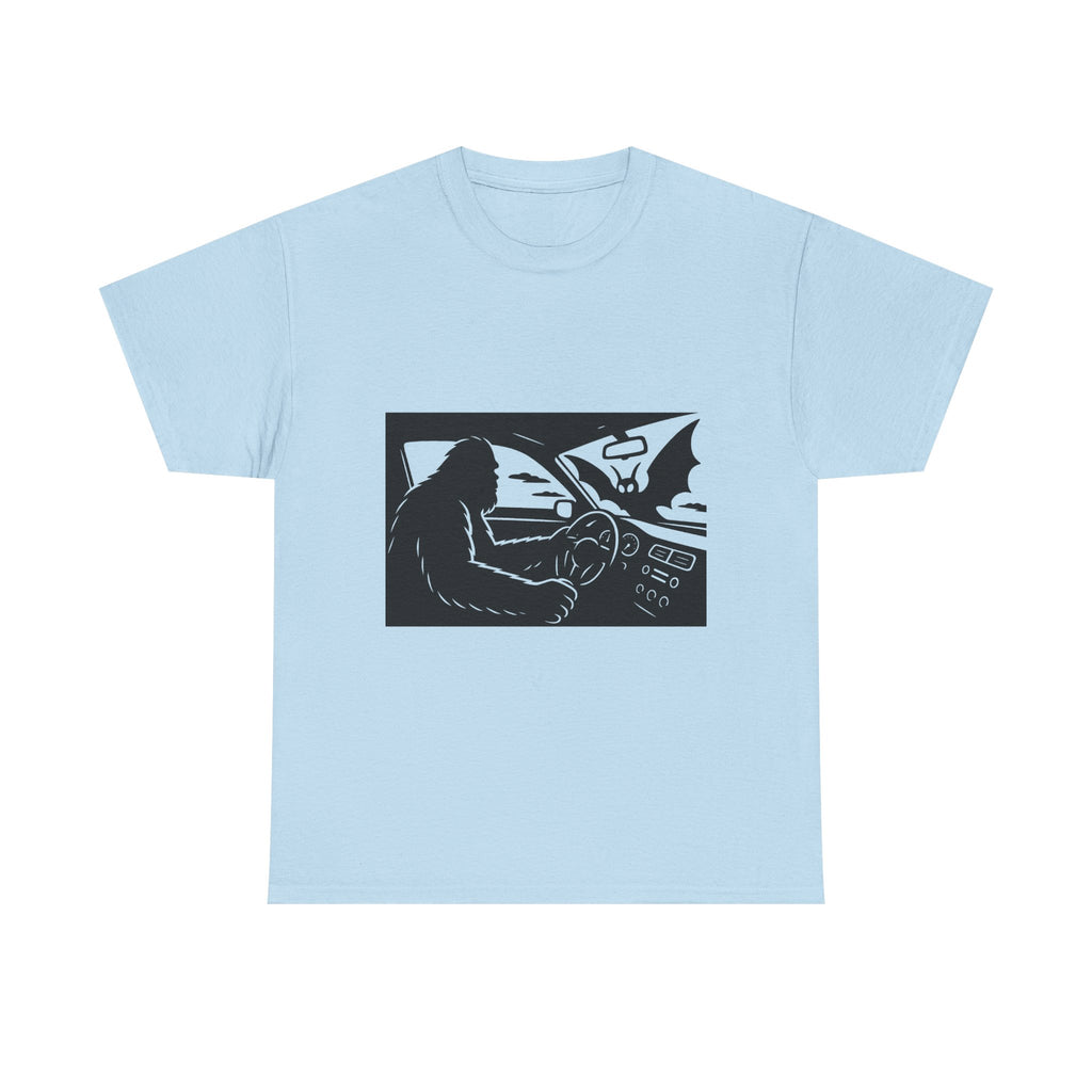 Sasquatch Meets Mothman Unisex Shirt, Gift for Cryptid Lovers