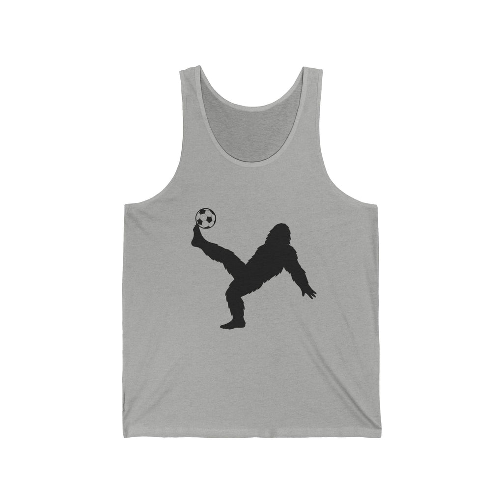 Bigfoot Fútbol Unisex Jersey Tank | Funny Summer Tee, Gift for Soccer Fans, Humorous Sports Apparel, Unique Casual Wear