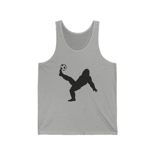 Bigfoot Fútbol Unisex Jersey Tank | Funny Summer Tee, Gift for Soccer Fans, Humorous Sports Apparel, Unique Casual Wear