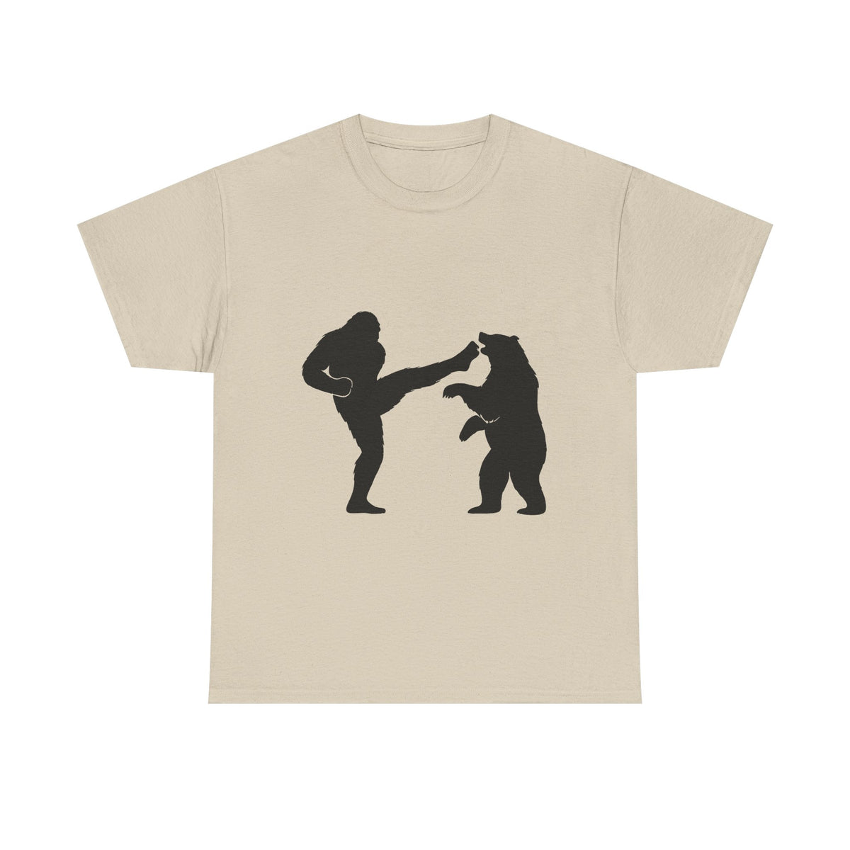 Sasquatch Grizzly Kick Tee, Unisex Heavy Cotton T-shirt, Fun Graphic T-shirt, Nature Lover Gift, Outdoor Adventure Apparel, Great for [...]