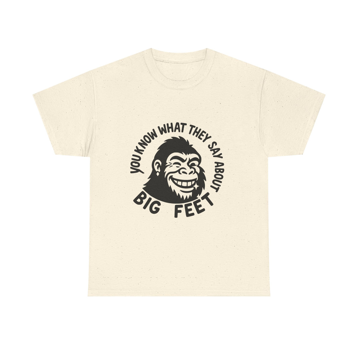 Bigfoot Rizz Tee, Unisex Cotton T-Shirt, Casual Wear, Birthday Present, Joke Shirt