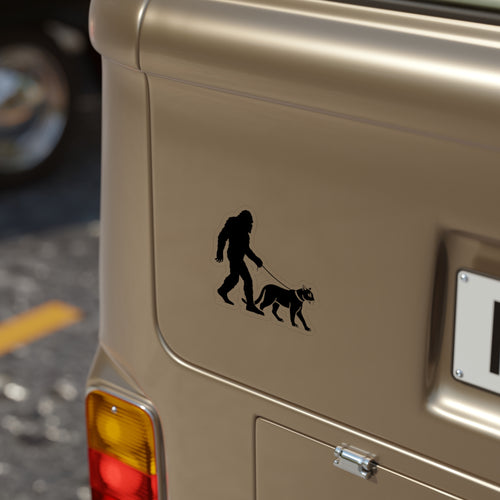 Bigfoot & Cougar Outdoor Sticker, US Park Decor, Adventure Gear, Nature Lover Gift, Car Laptop Decal