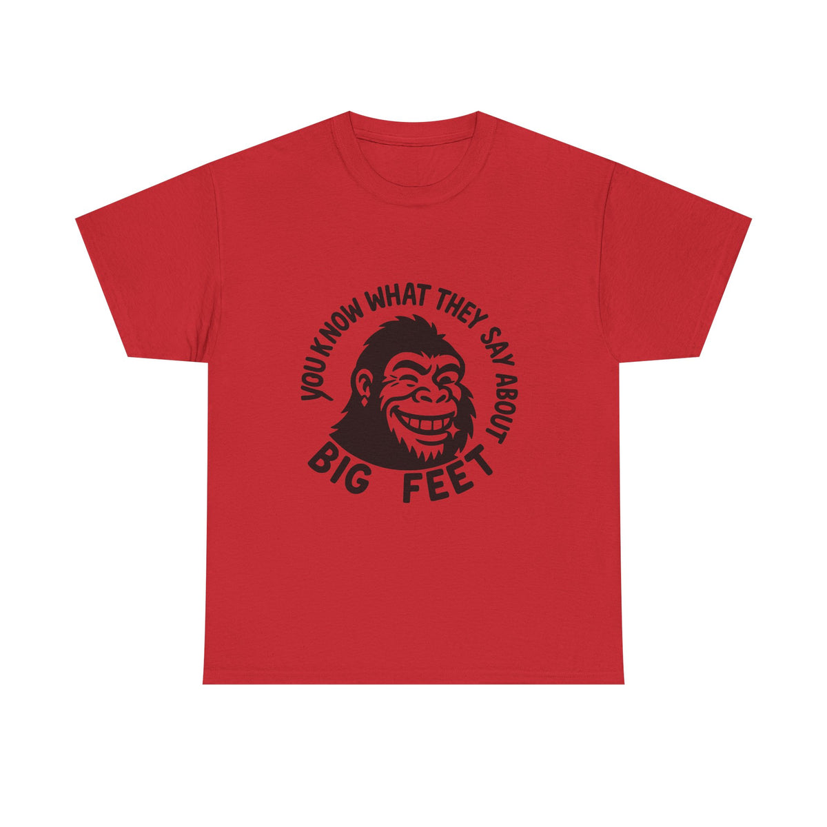 Bigfoot Rizz Tee, Unisex Cotton T-Shirt, Casual Wear, Birthday Present, Joke Shirt