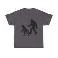 Bigfoot Walking Dogman Unisex Tee,  Sasquatch Fan Apparel