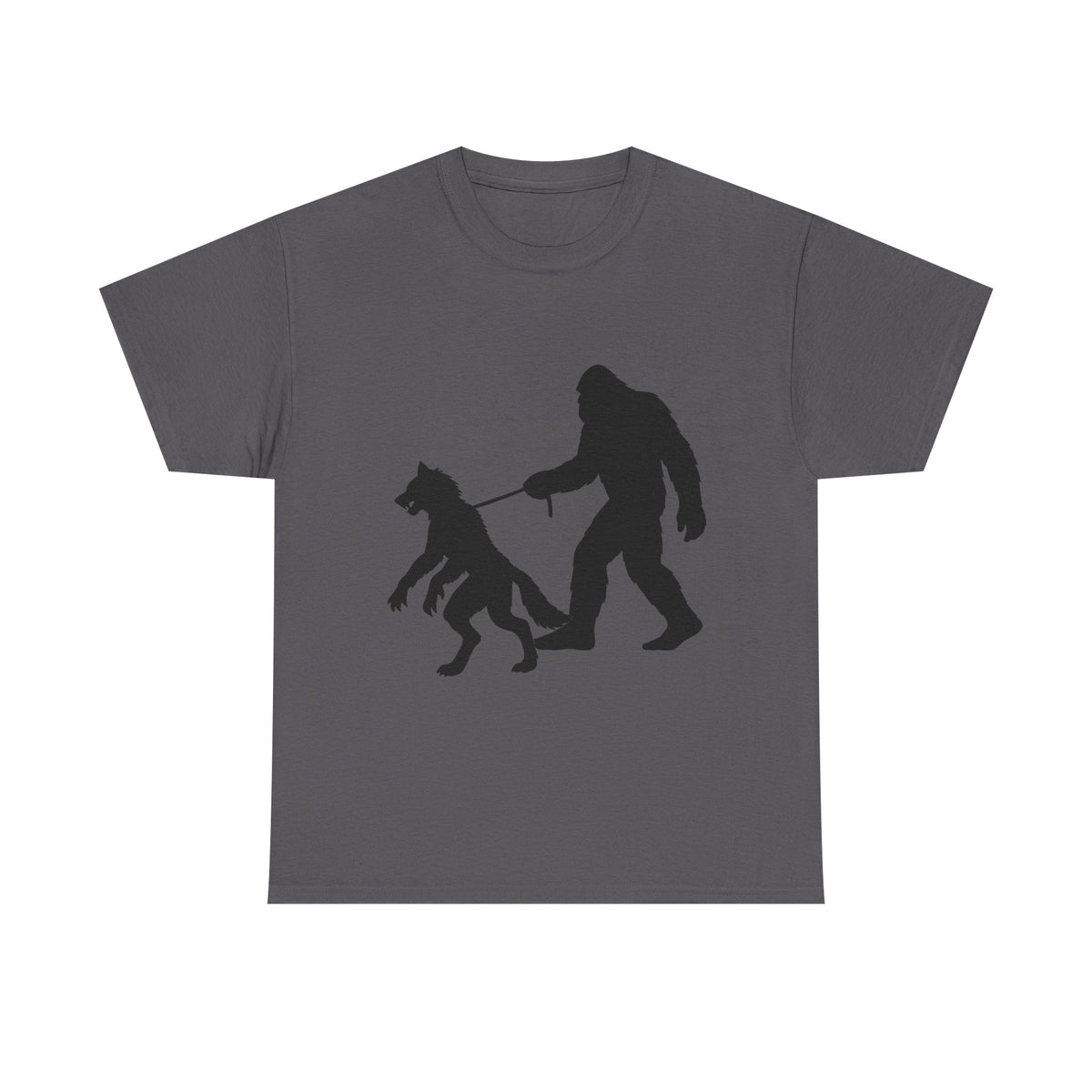 Bigfoot Walking Dogman Unisex Tee,  Sasquatch Fan Apparel