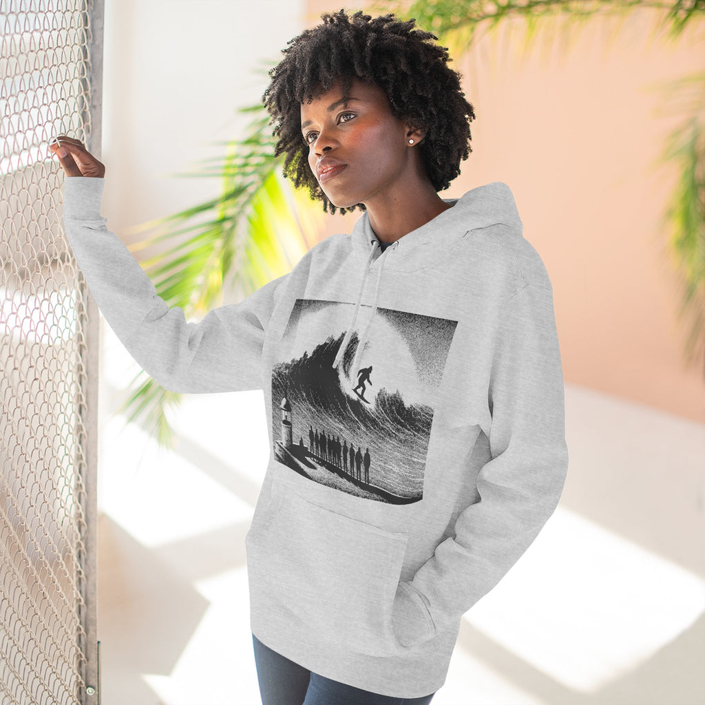 Sasquatch Nazaré Big Wave Surf Hoodie