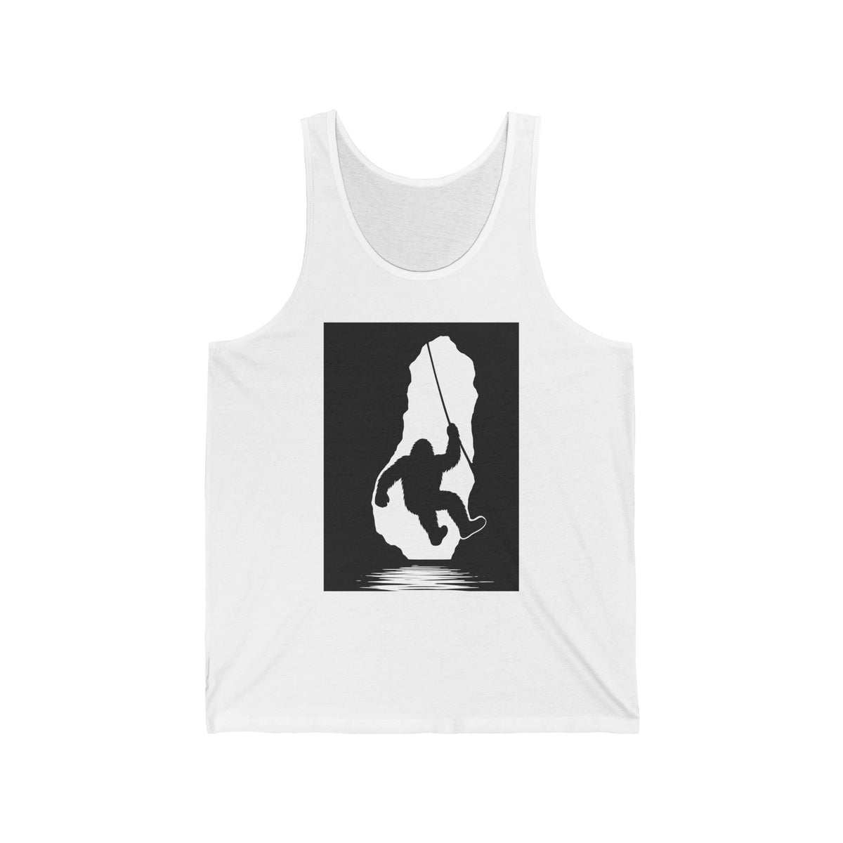 Bigfoot Rope Swing Unisex Tank