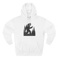 Sasquatch Smart Phone Addict Three-Panel Fleece Hoodie