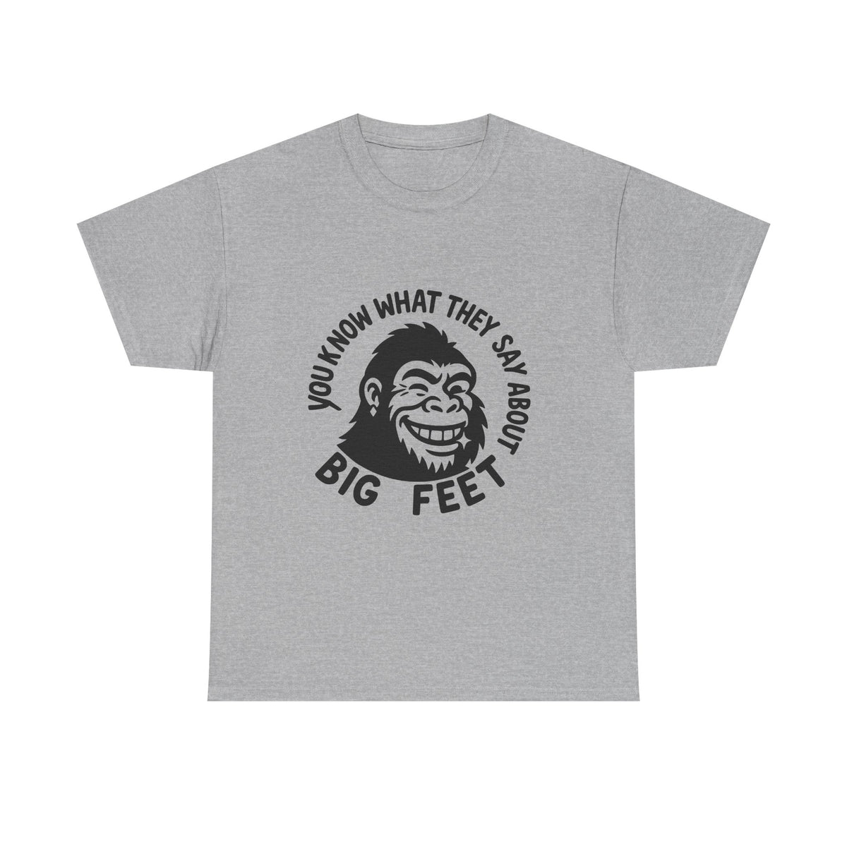 Bigfoot Rizz Tee, Unisex Cotton T-Shirt, Casual Wear, Birthday Present, Joke Shirt