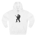 Rock 'n' Roll Sasquatch Fleece Hoodie | Music Lover Gift, Cozy Sweatshirt, Concert Outfit, Gift for Musicians, Casual Wear