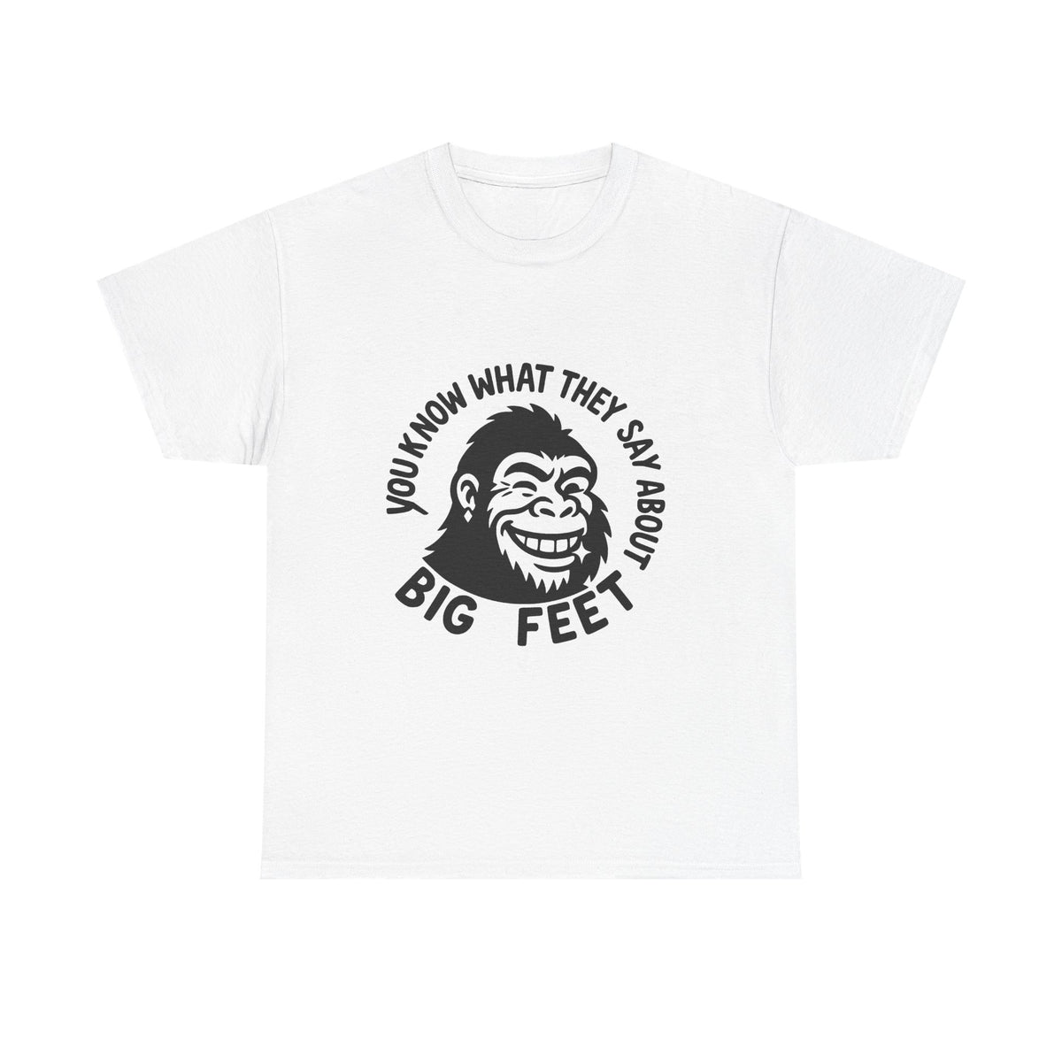 Bigfoot Rizz Tee, Unisex Cotton T-Shirt, Casual Wear, Birthday Present, Joke Shirt
