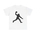 Bigfoot Slam Dunk Unisex Heavy Cotton Tee, Sporty Shirt, Funny Apparel, Gifts for Basketball Lovers, Unique Humor Tee