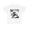 American Sasquatch Unisex Heavy Cotton Tee | Motorcycle Tee, Patriotic Clothing