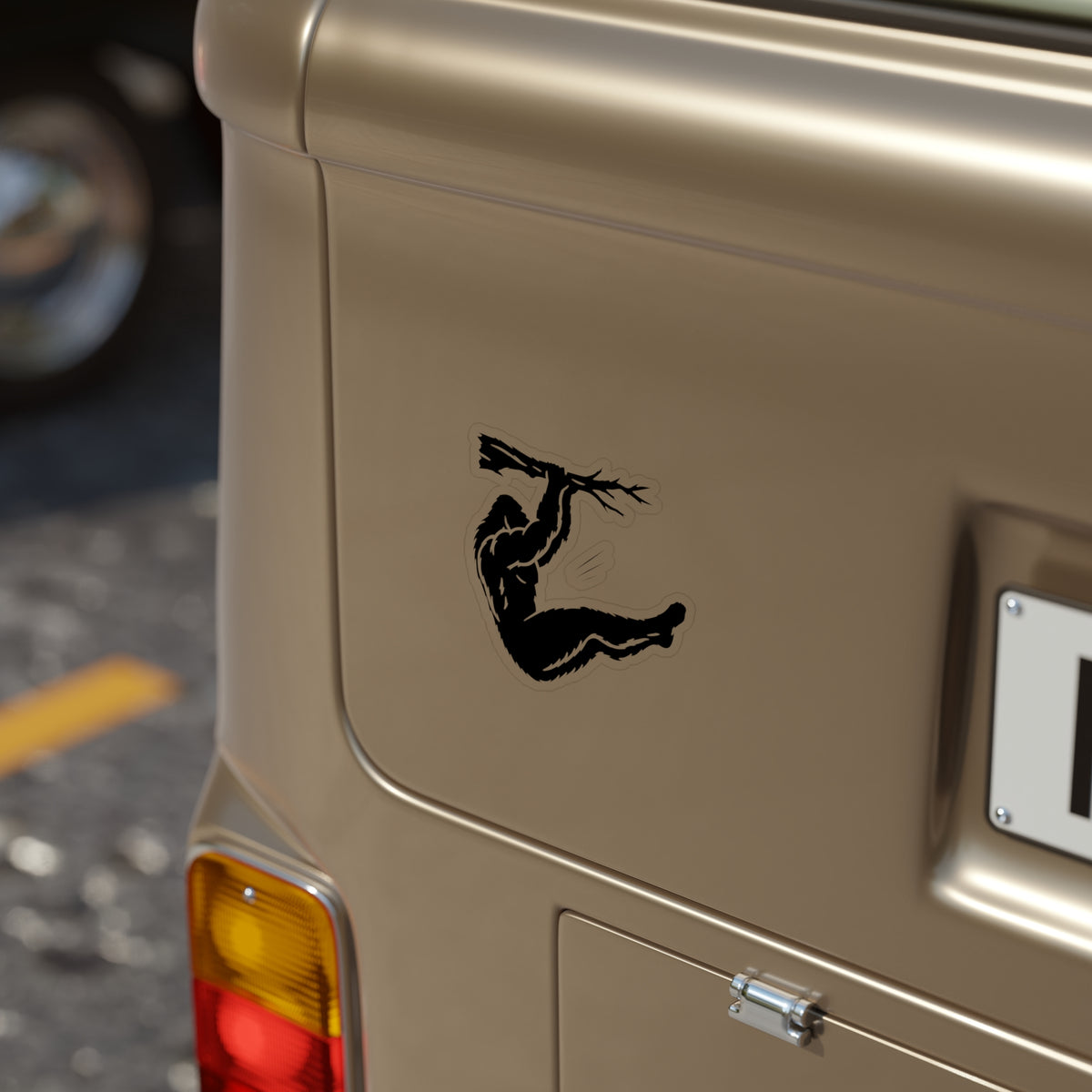 Bigfoot Pull Up Sticker, Die-Cut Vinyl Decal for Campers, Bikers, and Nature Lovers, Ideal for Car, Laptop, Water Bottle, [...]
