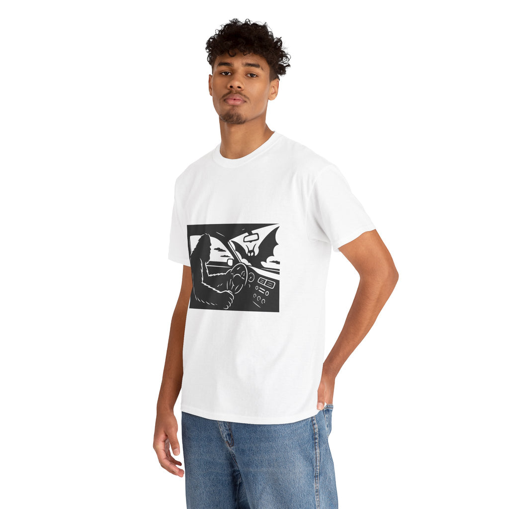 Sasquatch Meets Mothman Unisex Shirt, Gift for Cryptid Lovers