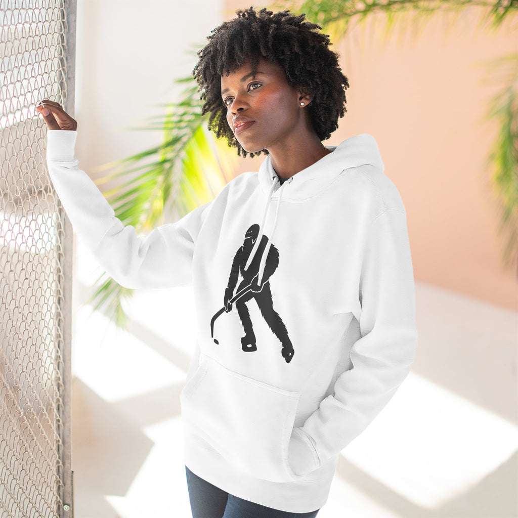 Hockey Sasquatch Fleece Hoodie
