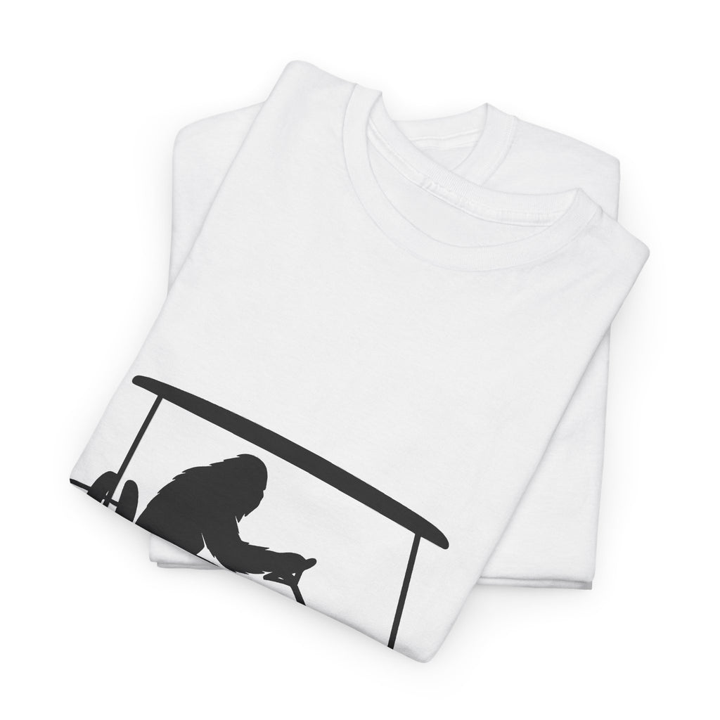 Bigfoot Golf Cart Fun Unisex Tee, Humor Tee, Golf Lover Shirt, Gift for Golfers, Relaxed Casual Wear