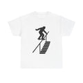 Sasquatch Backside Lipslide Handrail Unisex Heavy Cotton Tee, Skate T-Shirt, Gift for Skateboard Lovers