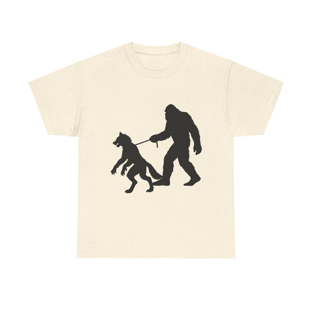 Bigfoot Walking Dogman Unisex Tee,  Sasquatch Fan Apparel