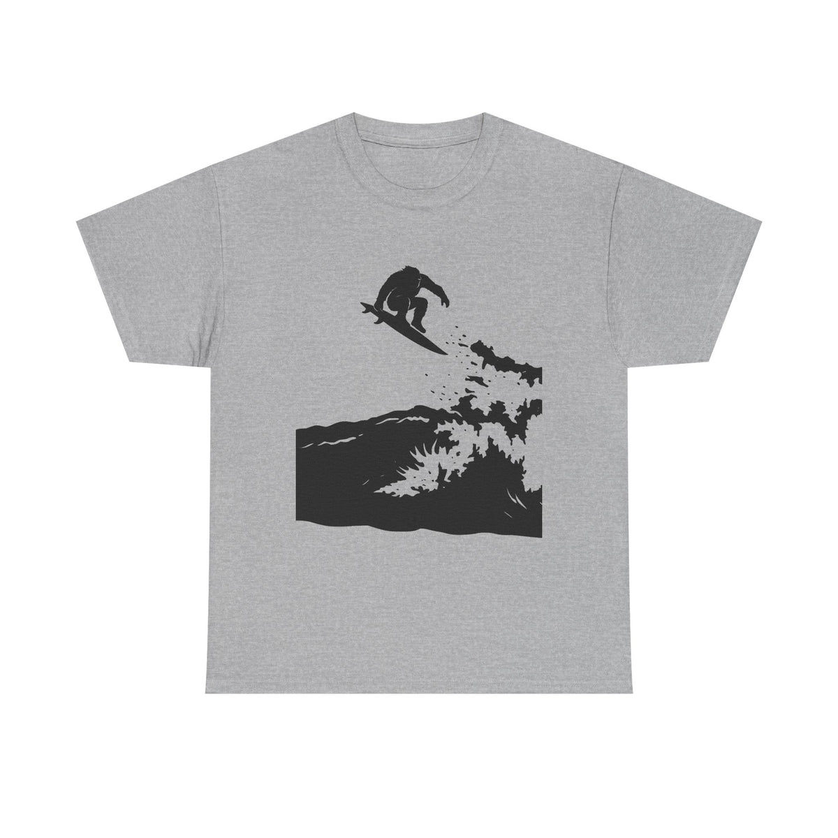 Surfing Sasquatch Big Air Unisex Tee - Perfect Gift for Surfers