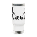 Sasquatch Chihuahua Travel Mug, Perfect for Dog Lovers, Outdoors, Hiking Gift, Camping Accessory, 14oz Stainless Steel Insulated Cup