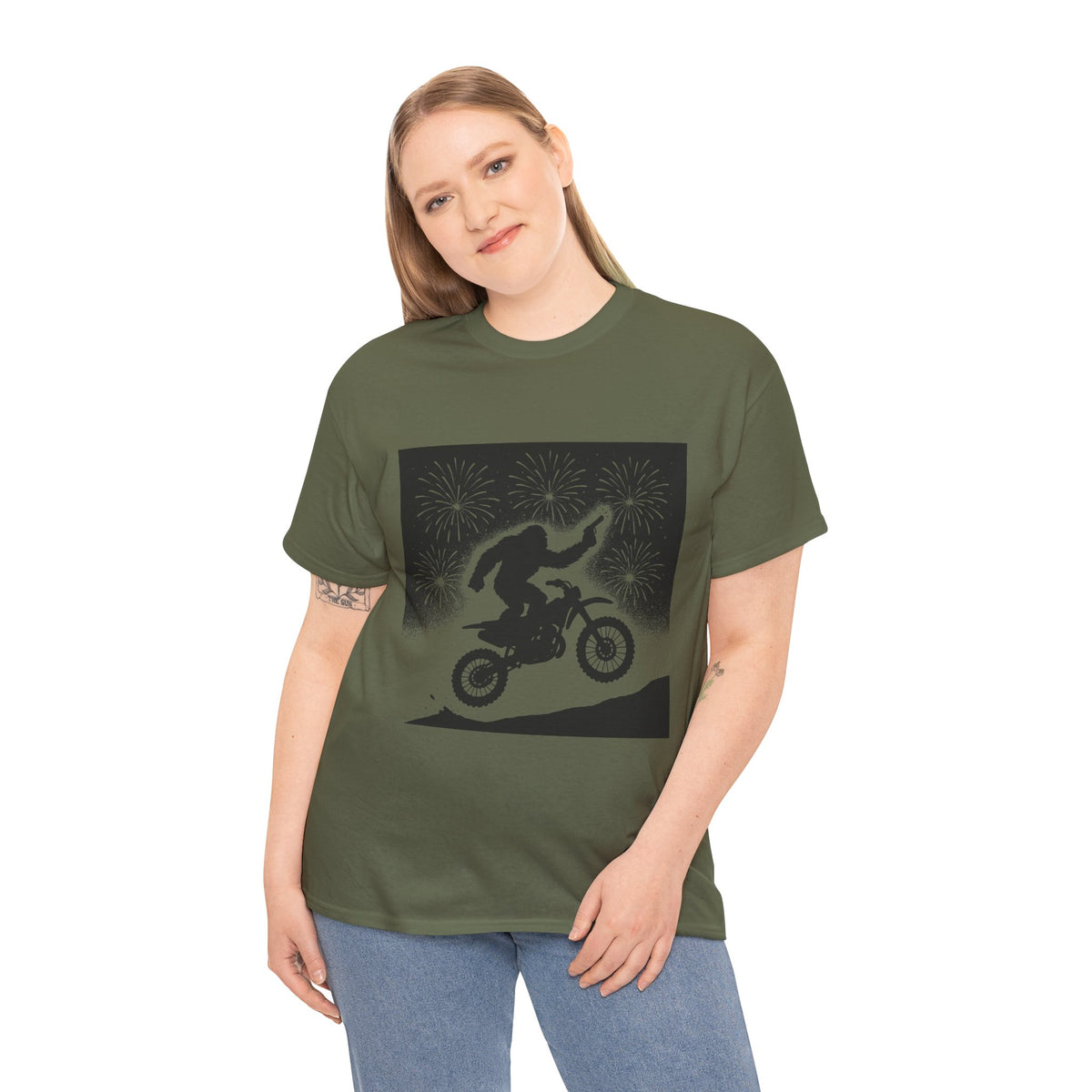 Sasquatch FMX Fireworks Unisex Tee