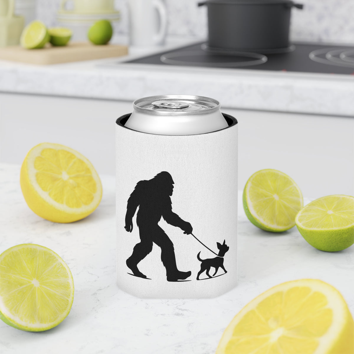 Bigfoot Little Dog Chihuahua Coozy/Can Cooler Holder