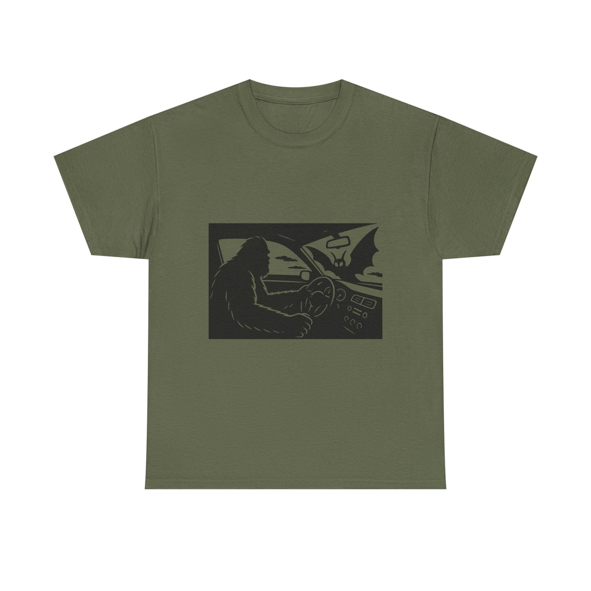 Sasquatch Meets Mothman Unisex Shirt, Gift for Cryptid Lovers