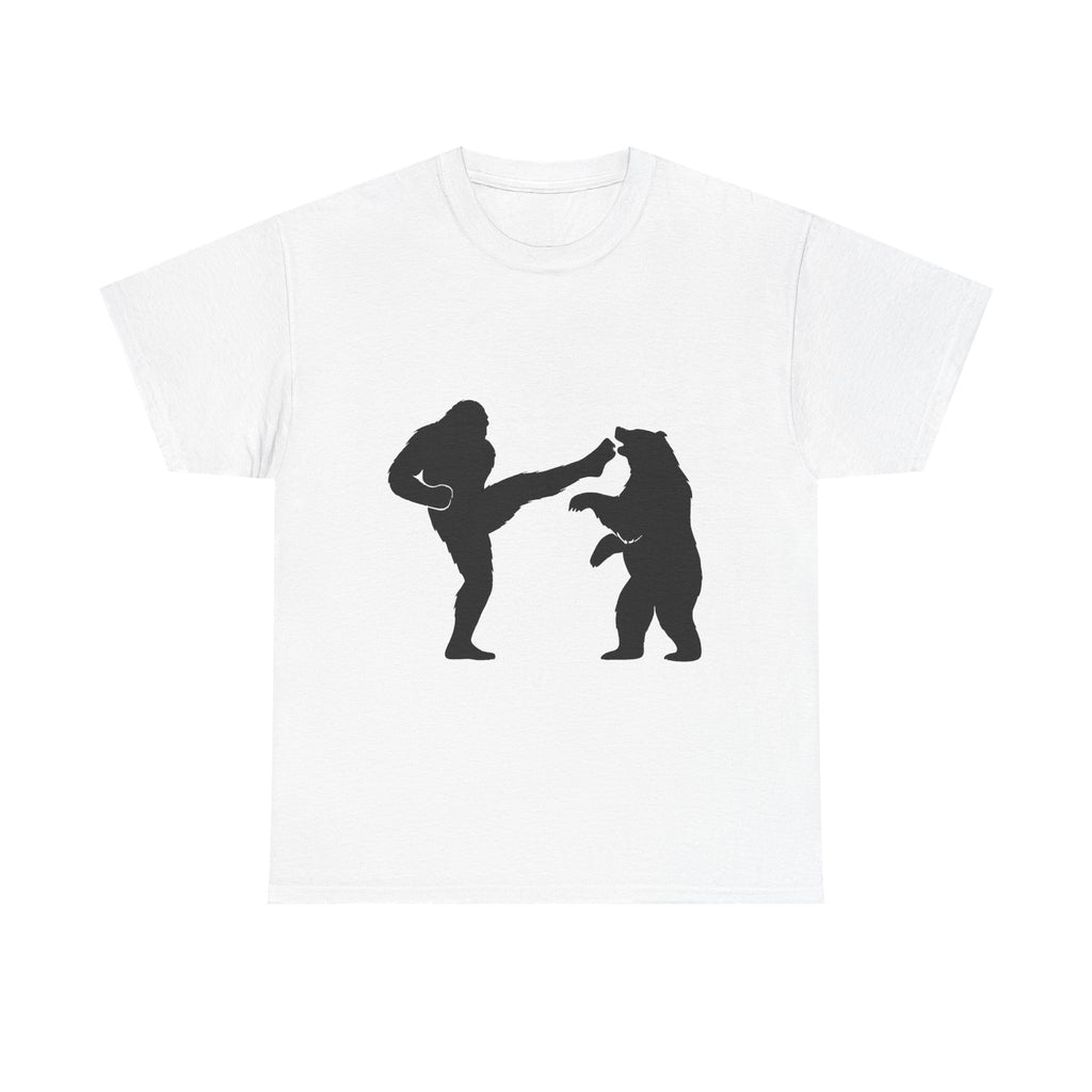 Sasquatch Grizzly Kick Tee, Unisex Heavy Cotton T-shirt, Fun Graphic T-shirt, Nature Lover Gift, Outdoor Adventure Apparel, Great for [...]