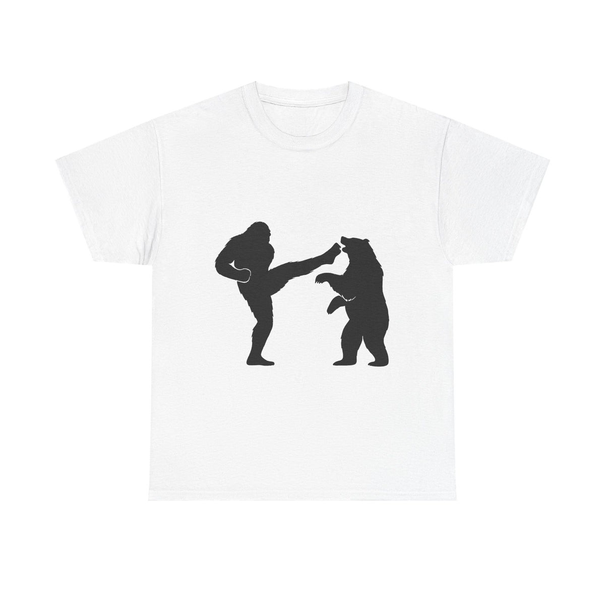 Sasquatch Grizzly Kick Tee, Unisex Heavy Cotton T-shirt, Fun Graphic T-shirt, Nature Lover Gift, Outdoor Adventure Apparel, Great for [...]