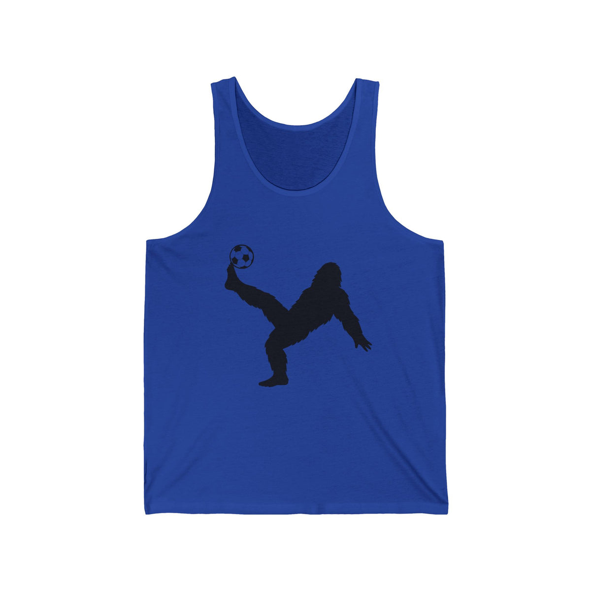 Bigfoot Fútbol Unisex Jersey Tank | Funny Summer Tee, Gift for Soccer Fans, Humorous Sports Apparel, Unique Casual Wear