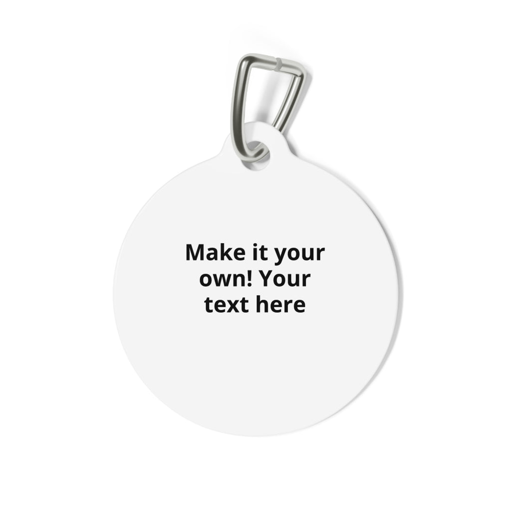 Bigfoot Walking Xoloitzcuintli Dog pet tag | Personalized Round Pet ID Tag, Custom Text
