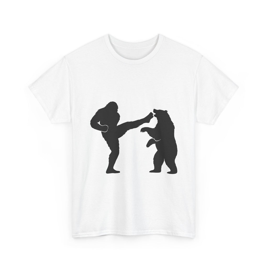 Sasquatch Grizzly Kick Tee, Unisex Heavy Cotton T-shirt, Fun Graphic T-shirt, Nature Lover Gift, Outdoor Adventure Apparel, Great for [...]