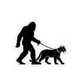 Bigfoot & Cougar Outdoor Sticker, US Park Decor, Adventure Gear, Nature Lover Gift, Car Laptop Decal