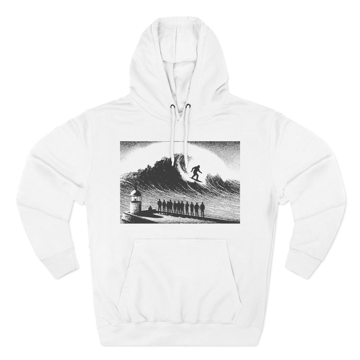 Sasquatch Nazaré Big Wave Surf Hoodie