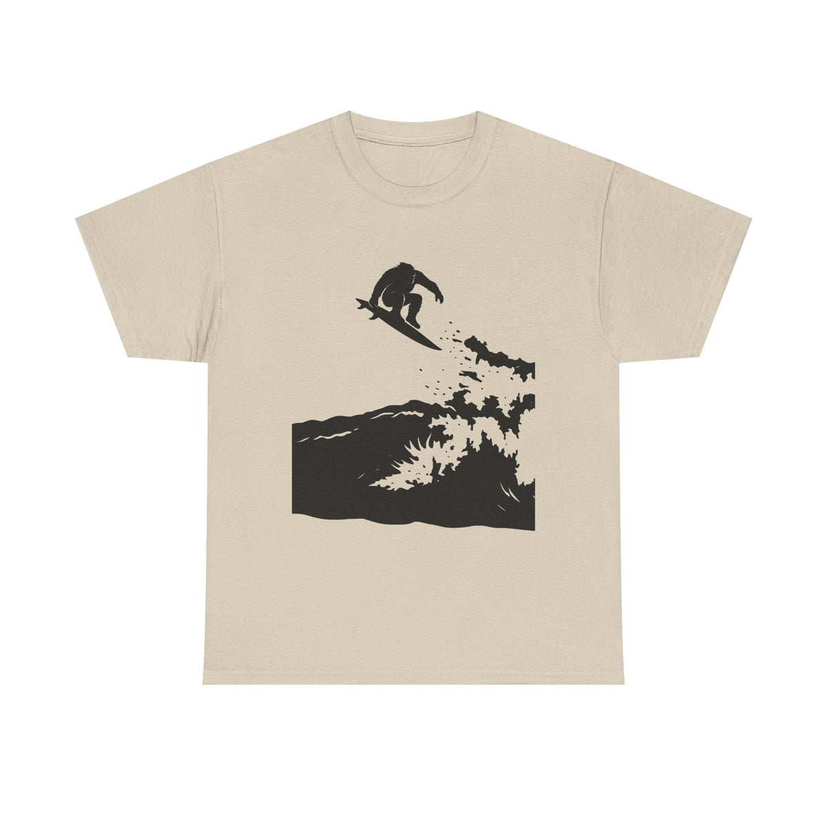 Surfing Sasquatch Big Air Unisex Tee - Perfect Gift for Surfers