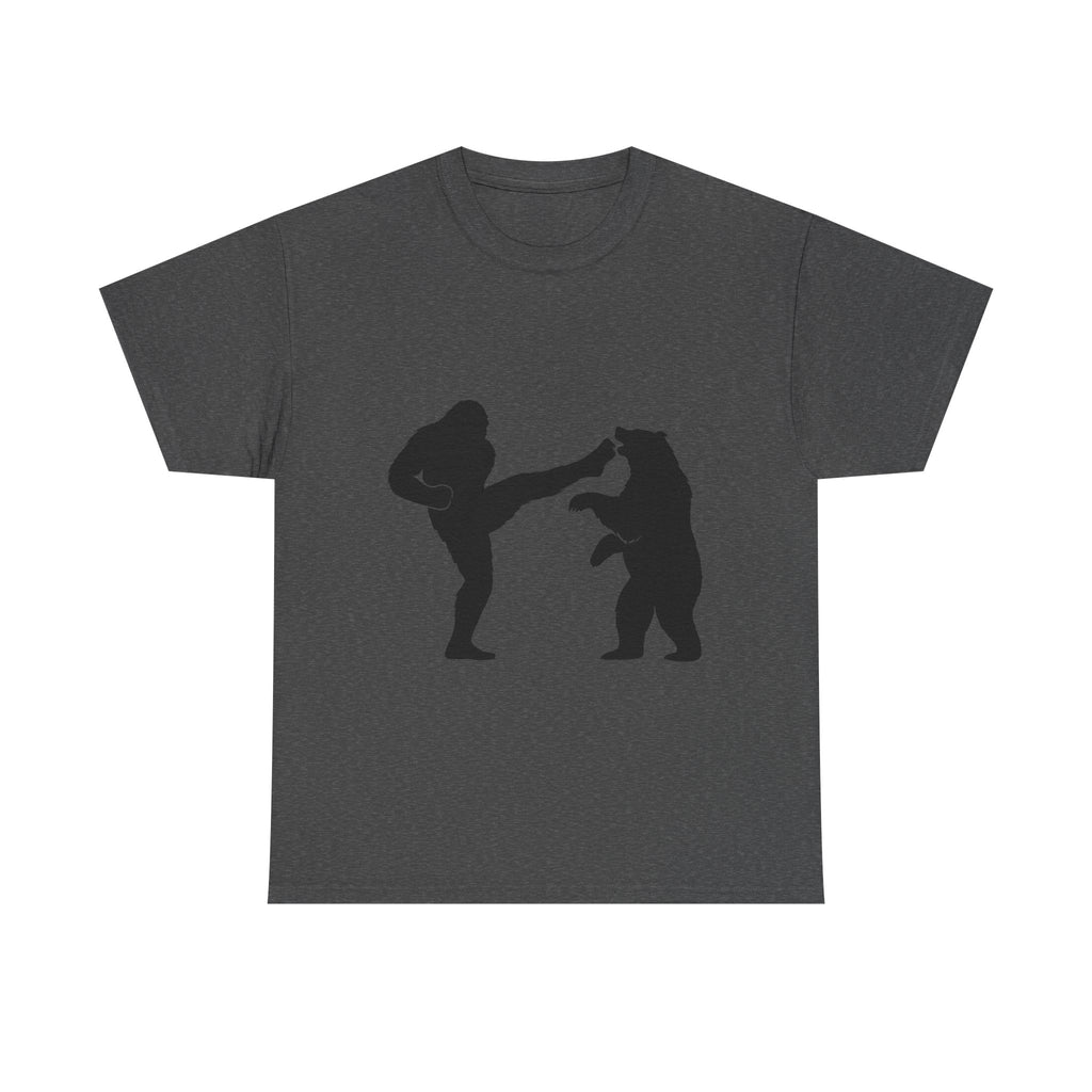 Sasquatch Grizzly Kick Tee, Unisex Heavy Cotton T-shirt, Fun Graphic T-shirt, Nature Lover Gift, Outdoor Adventure Apparel, Great for [...]