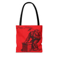 Sasquatch Santa "Cryptid Christmas" Tote Bag | Christmas Holiday Print