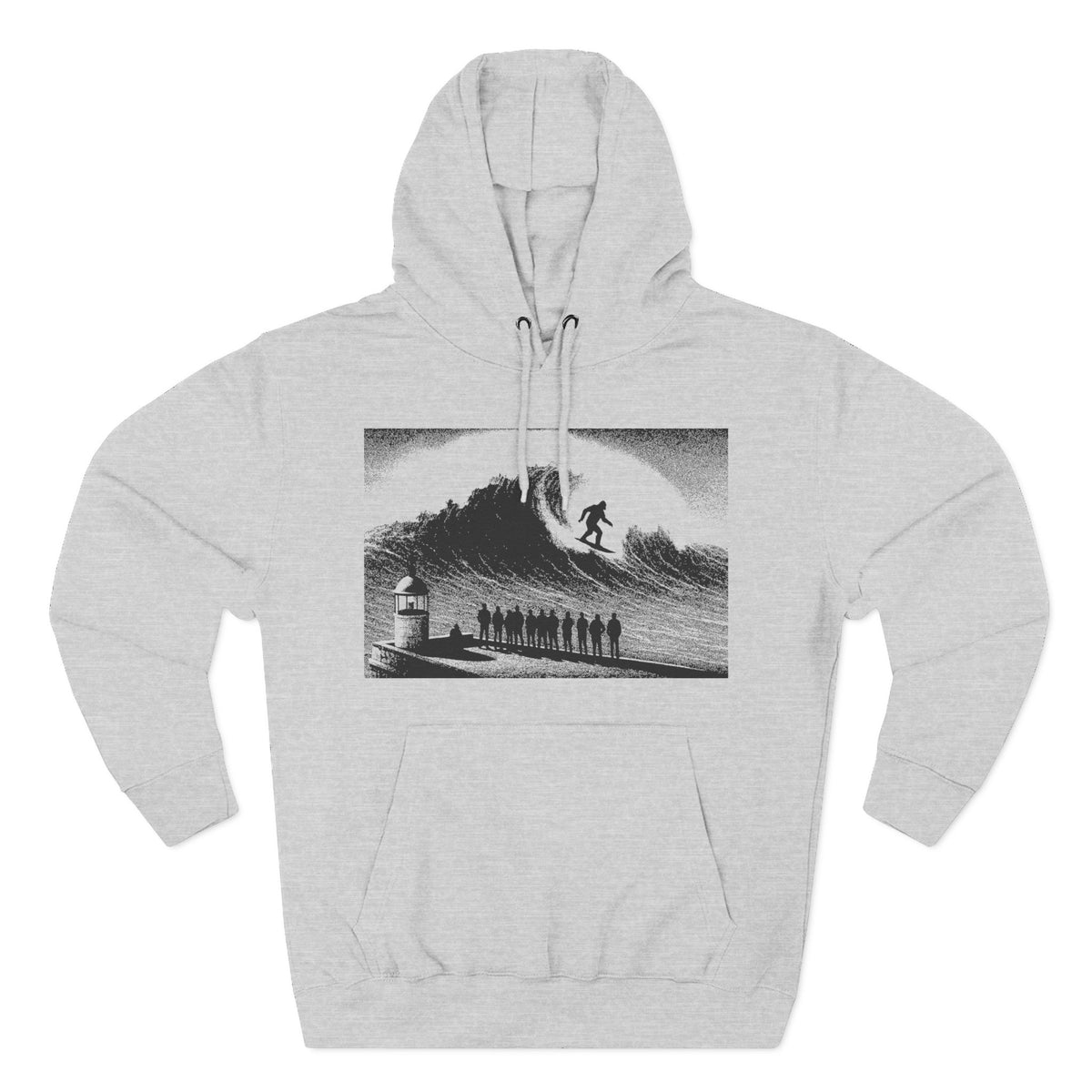 Sasquatch Nazaré Big Wave Surf Hoodie