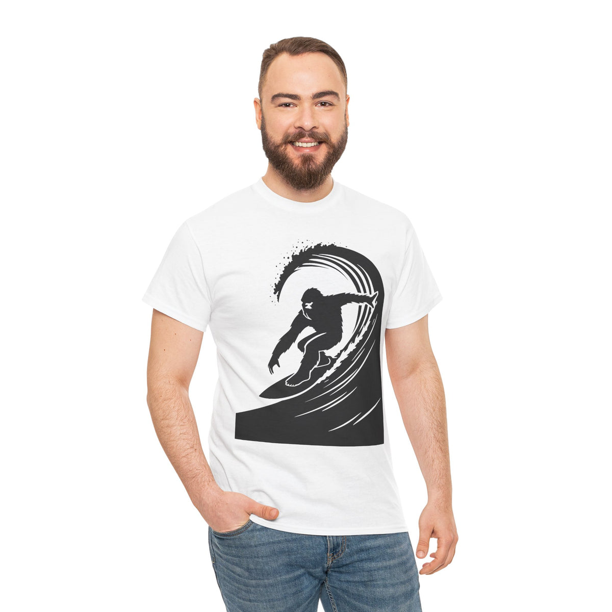 Surfing Sasquatch T-shirt