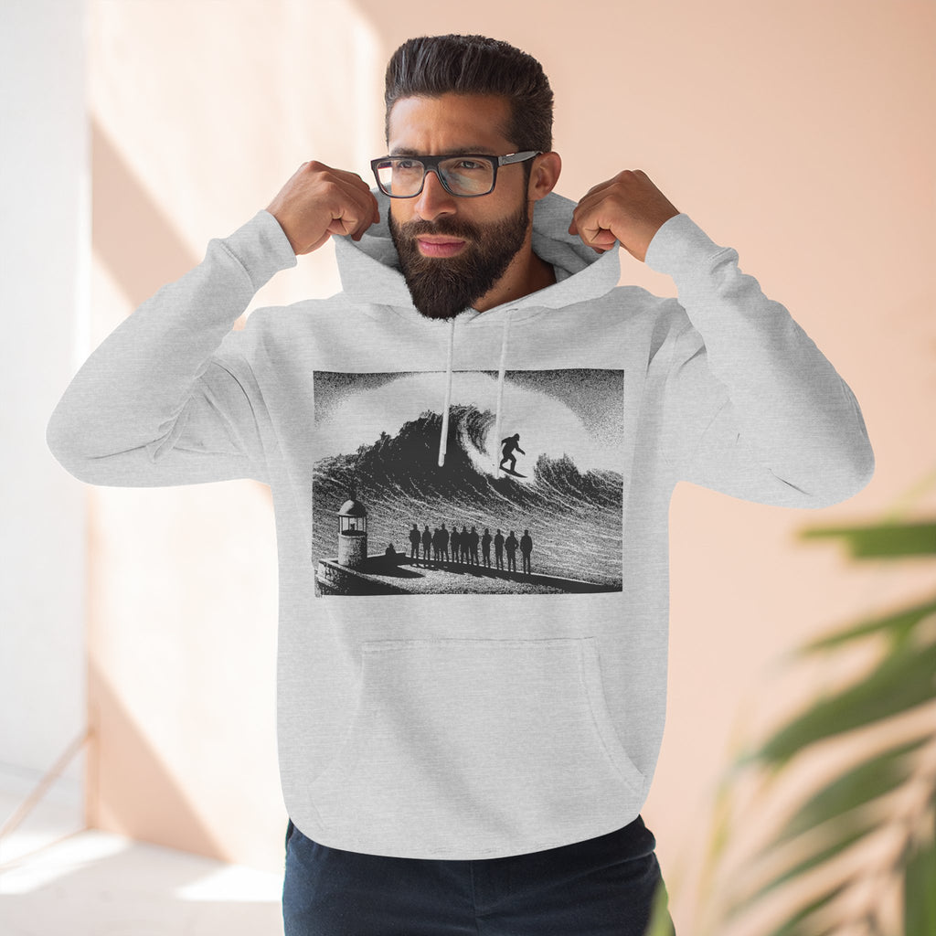 Sasquatch Nazaré Big Wave Surf Hoodie