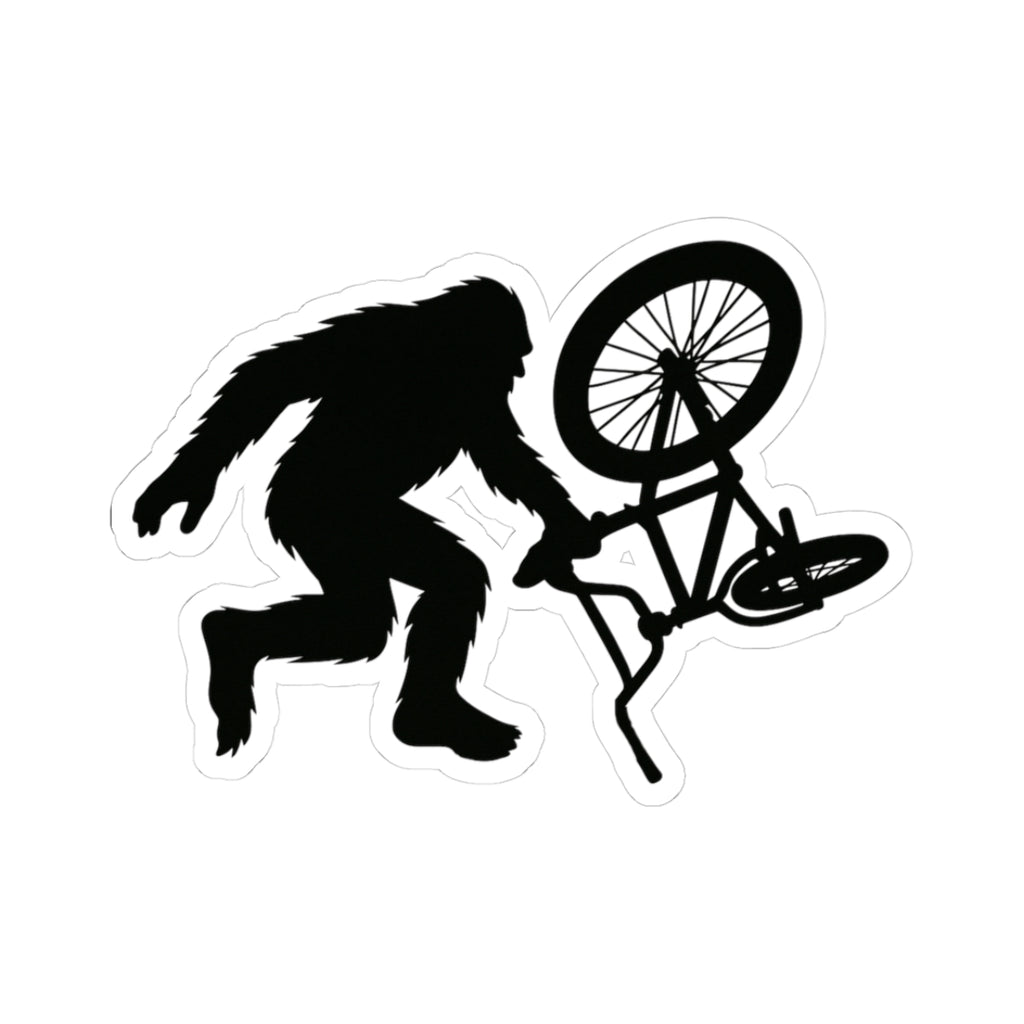 Sasquatch BMX Tailwhip Stickers, Fun Outdoor Decals, Adventure Stickers, Gifts for Nature Lovers, Cycling Enthusiast Decor