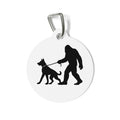 Sasquatch Bigfoot Dog Tag, Bigfoot Pet ID Tag, Custom Pet Name Tag, Unique Dog Accessories, Silhouette Dog Tag, Sasquatch Pet Tag