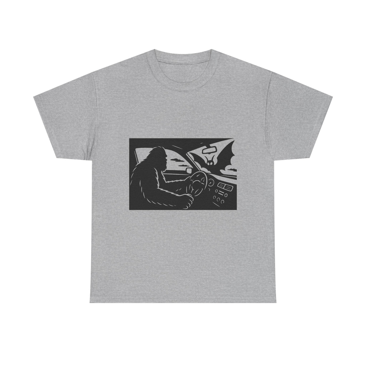 Sasquatch Meets Mothman Unisex Shirt, Gift for Cryptid Lovers
