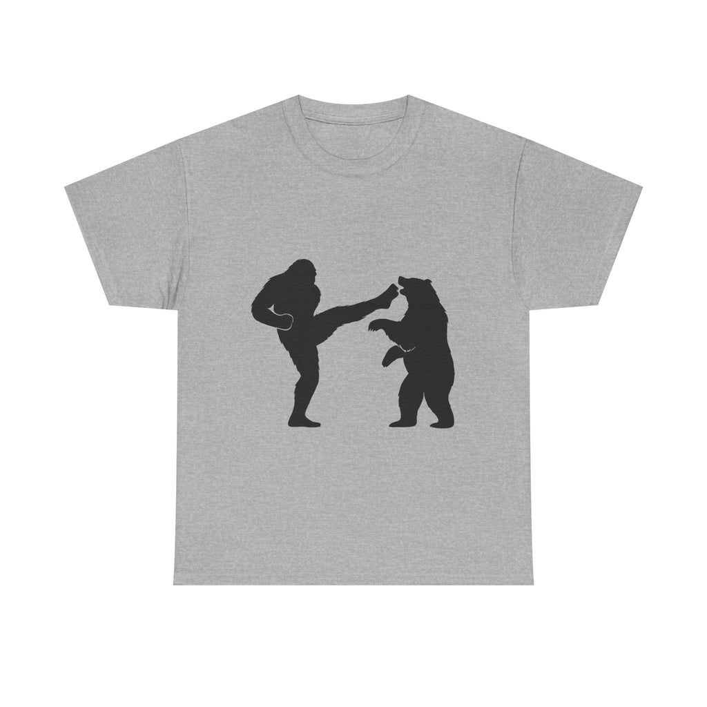 Sasquatch Grizzly Kick Tee, Unisex Heavy Cotton T-shirt, Fun Graphic T-shirt, Nature Lover Gift, Outdoor Adventure Apparel, Great for [...]