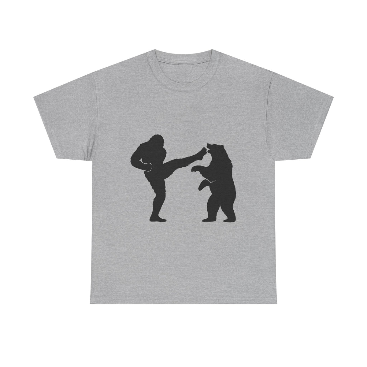 Sasquatch Grizzly Kick Tee, Unisex Heavy Cotton T-shirt, Fun Graphic T-shirt, Nature Lover Gift, Outdoor Adventure Apparel, Great for [...]